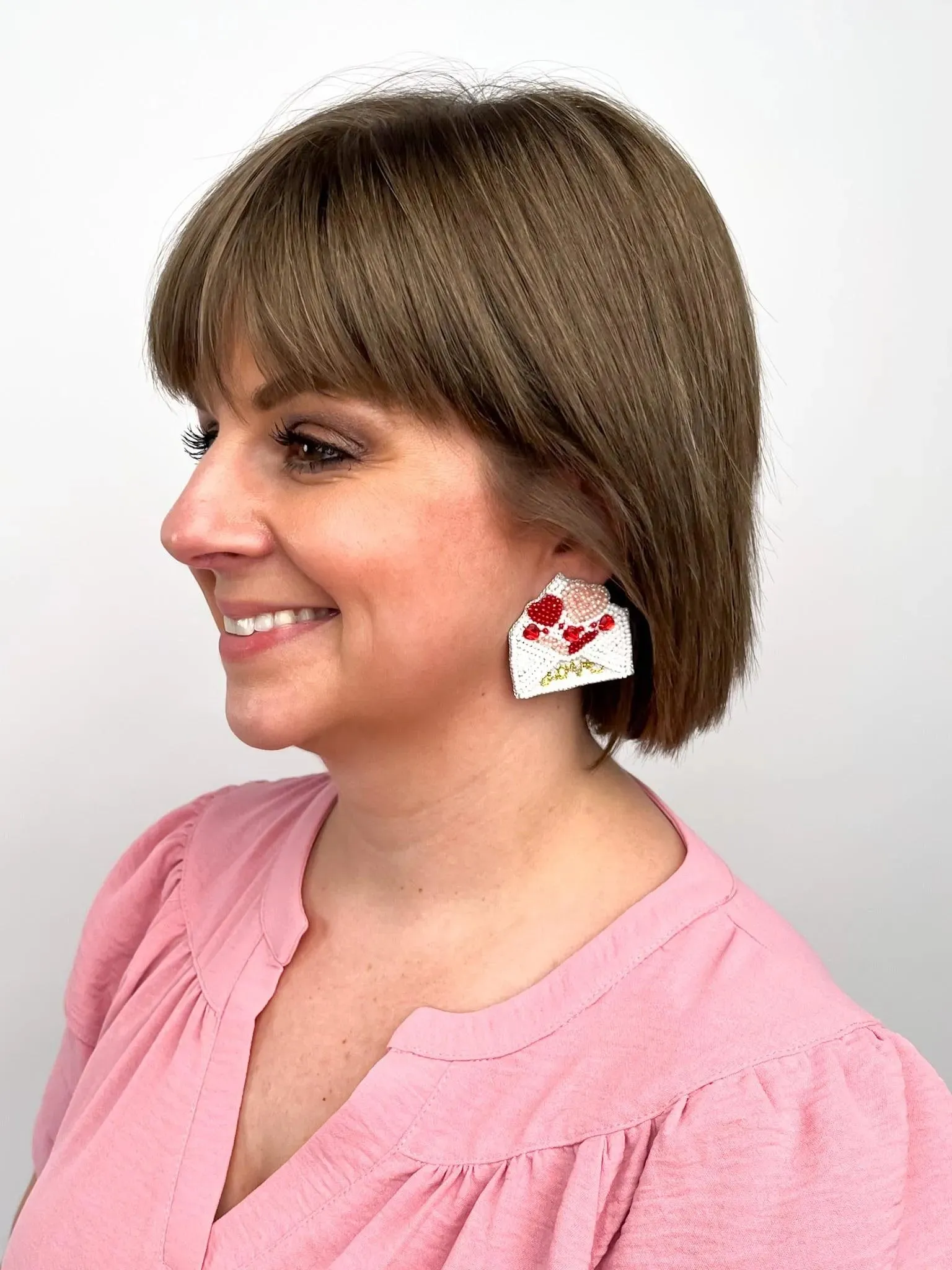 Love Letter Stud Earrings