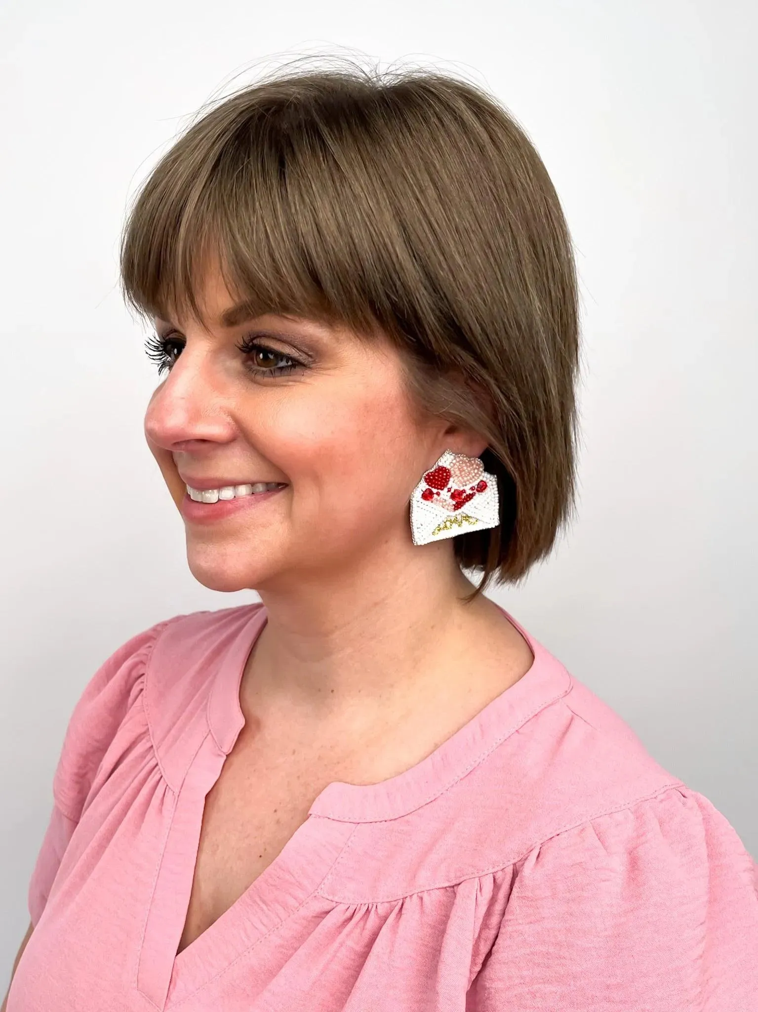 Love Letter Stud Earrings