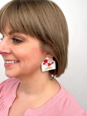 Love Letter Stud Earrings