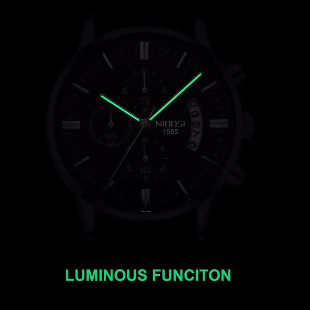 Luxury Militray Sport Quartz Watch Men