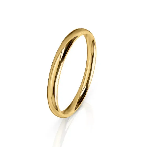 Medium Round 3mm - 9ct Yellow Gold