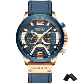 Men Top Brand Luxury Military Leather Wrist Watches