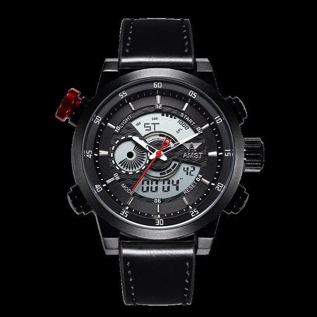 Men's Trendy Style Digital Quartz Movement Elegant Watches