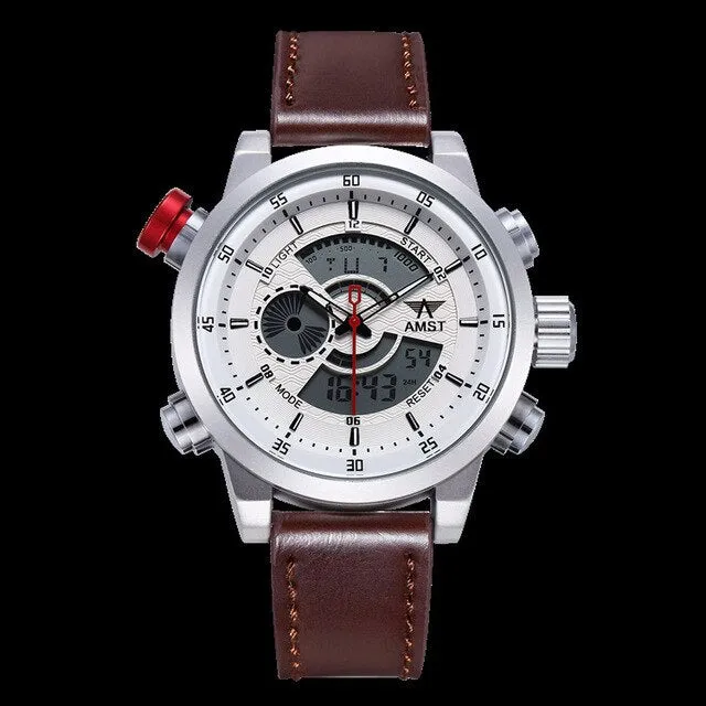 Men's Trendy Style Digital Quartz Movement Elegant Watches