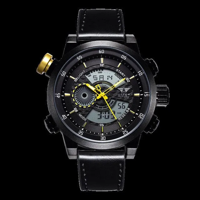 Men's Trendy Style Digital Quartz Movement Elegant Watches