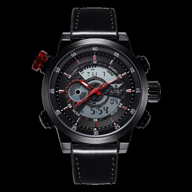 Men's Trendy Style Digital Quartz Movement Elegant Watches