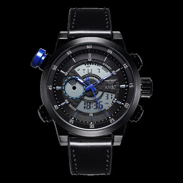 Men's Trendy Style Digital Quartz Movement Elegant Watches
