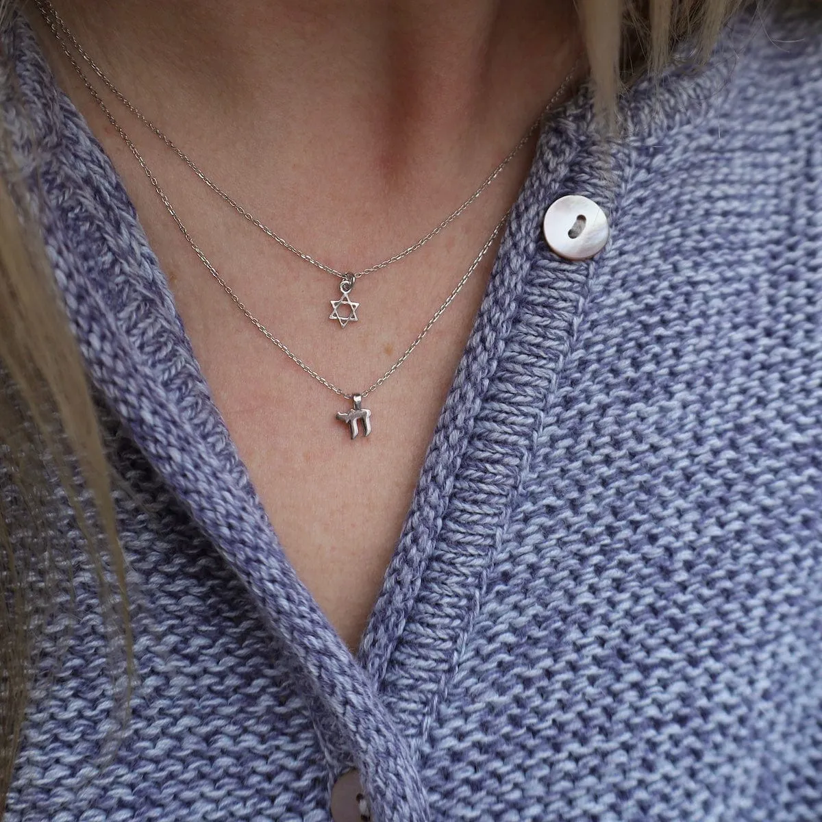 Mini Star of David Necklace