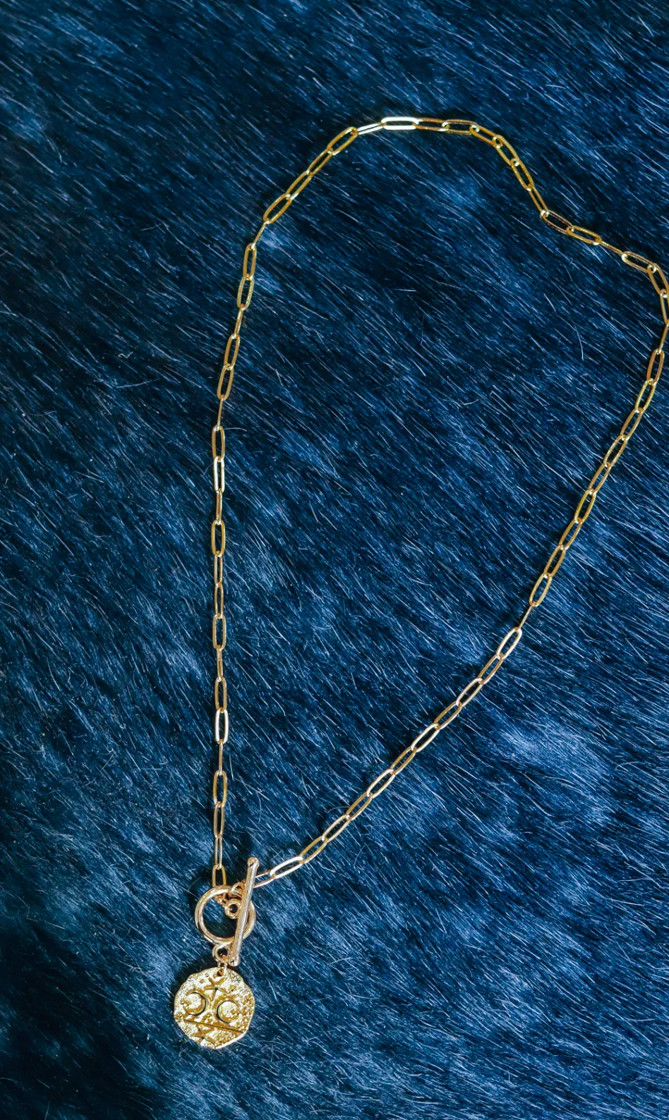 Moon   Star Medallion Chain