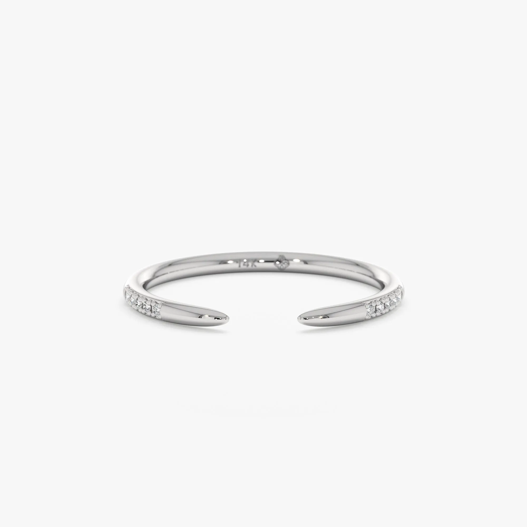 Natural Diamond Claw Ring, Alma