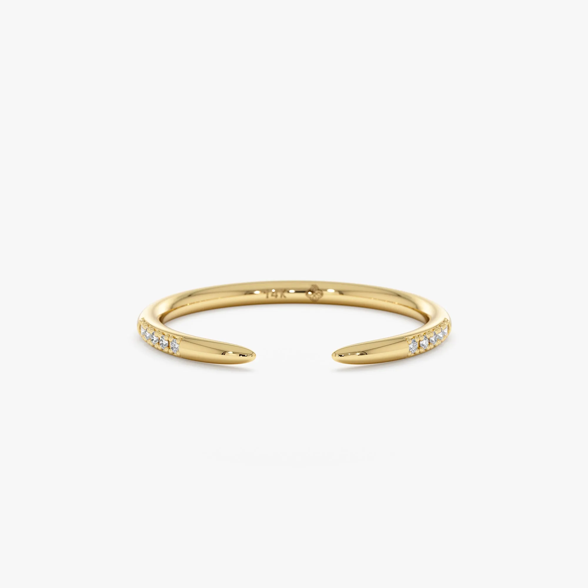 Natural Diamond Claw Ring, Alma