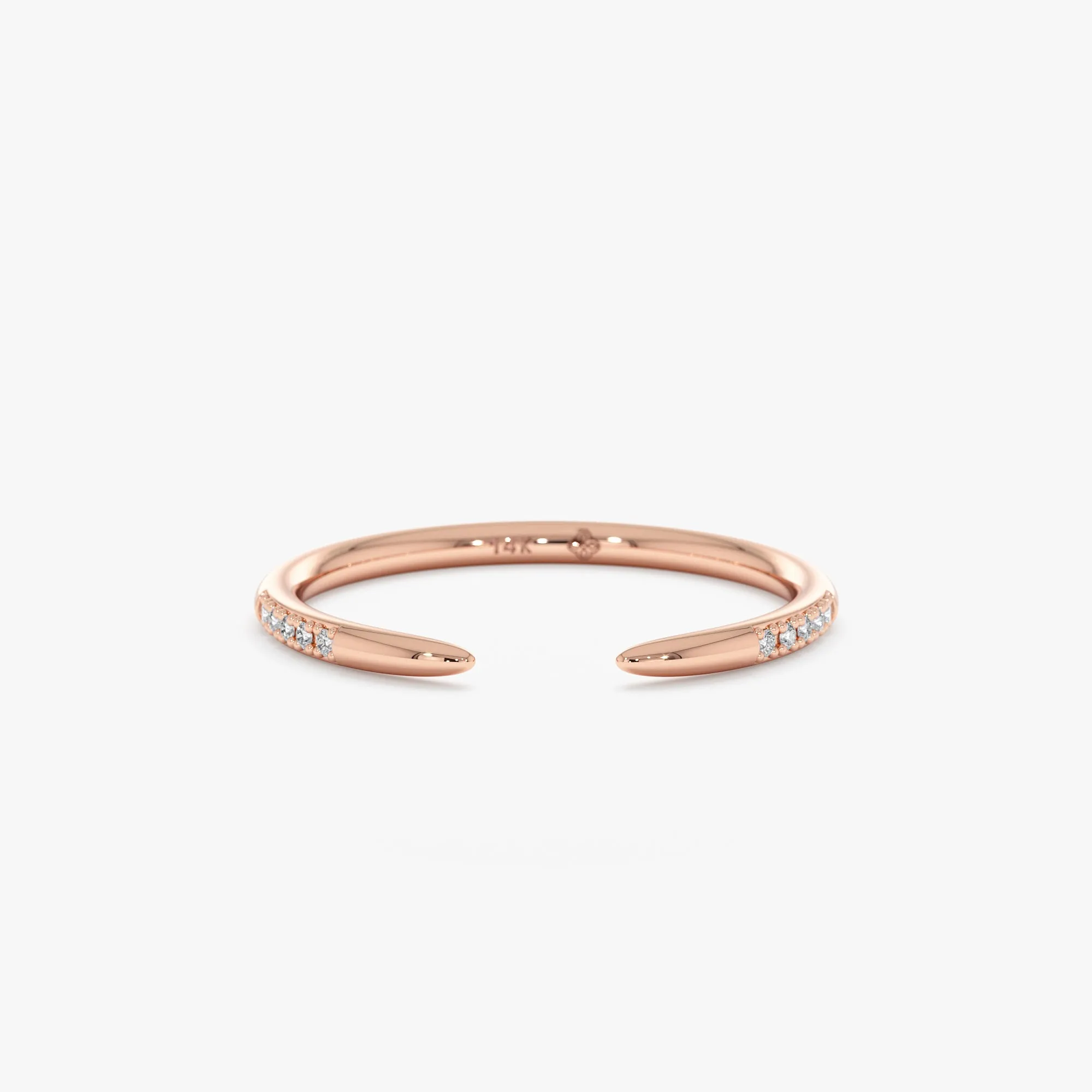 Natural Diamond Claw Ring, Alma