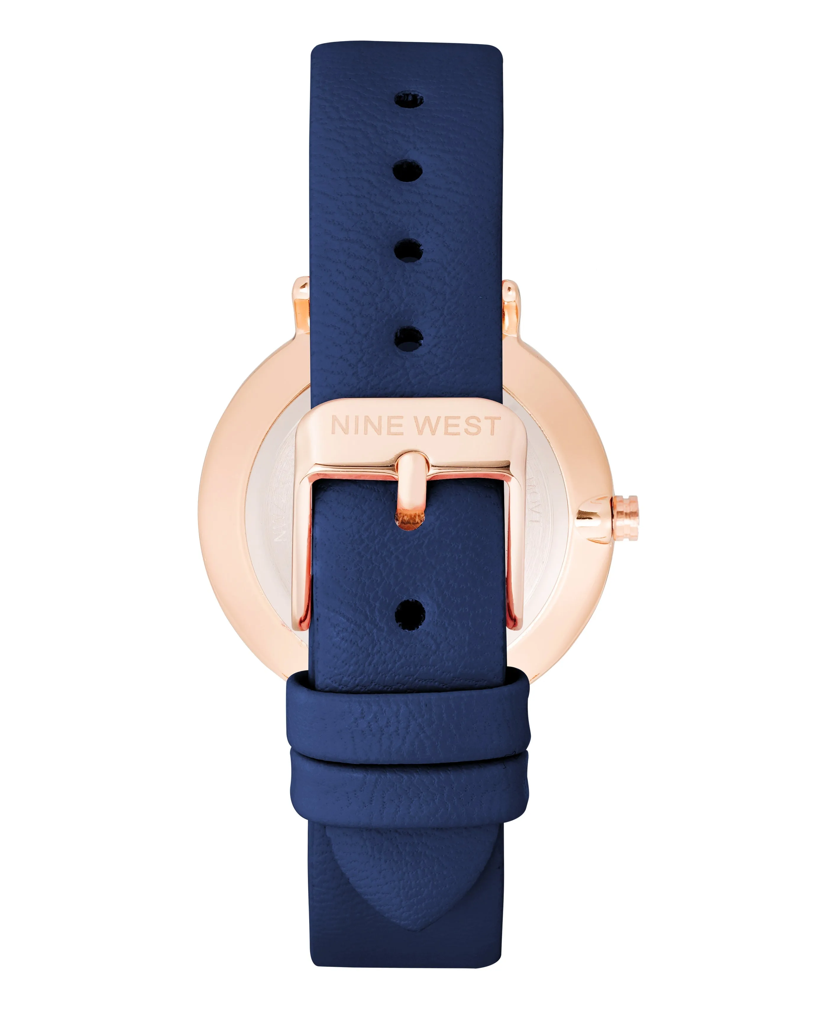 Nine West Navy Dial Analog Watch For -  Ladies NW-2346RGNV