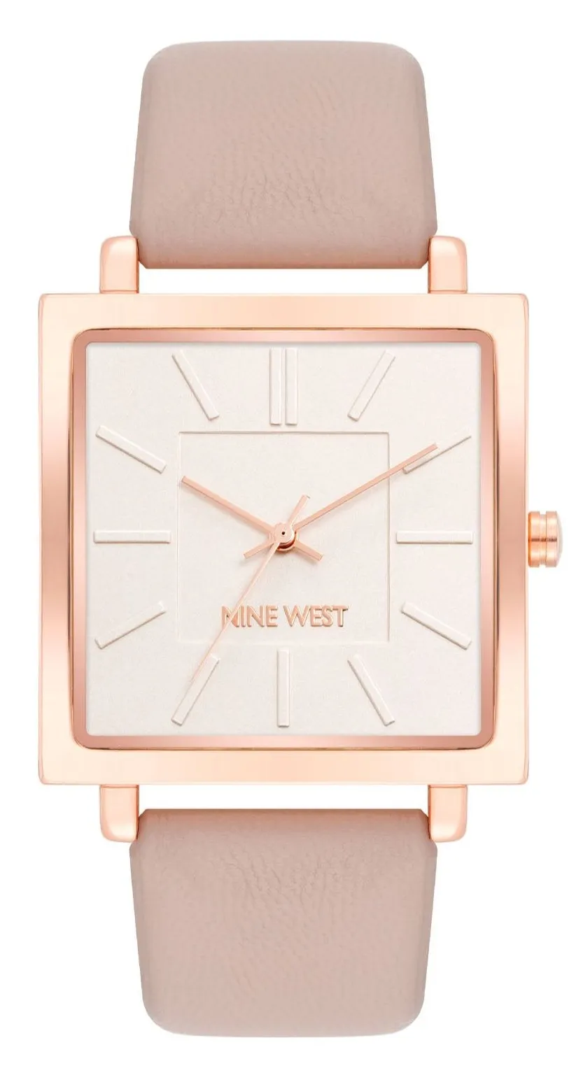 Nine West Pink Dial Analog Watch For -  Ladies NW-2922RGPK