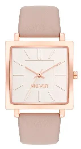 Nine West Pink Dial Analog Watch For -  Ladies NW-2922RGPK