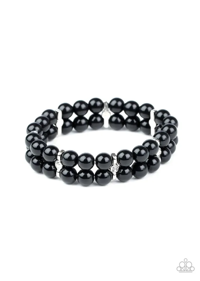 Paparazzi Bracelet ~ Downtown Debut - Black