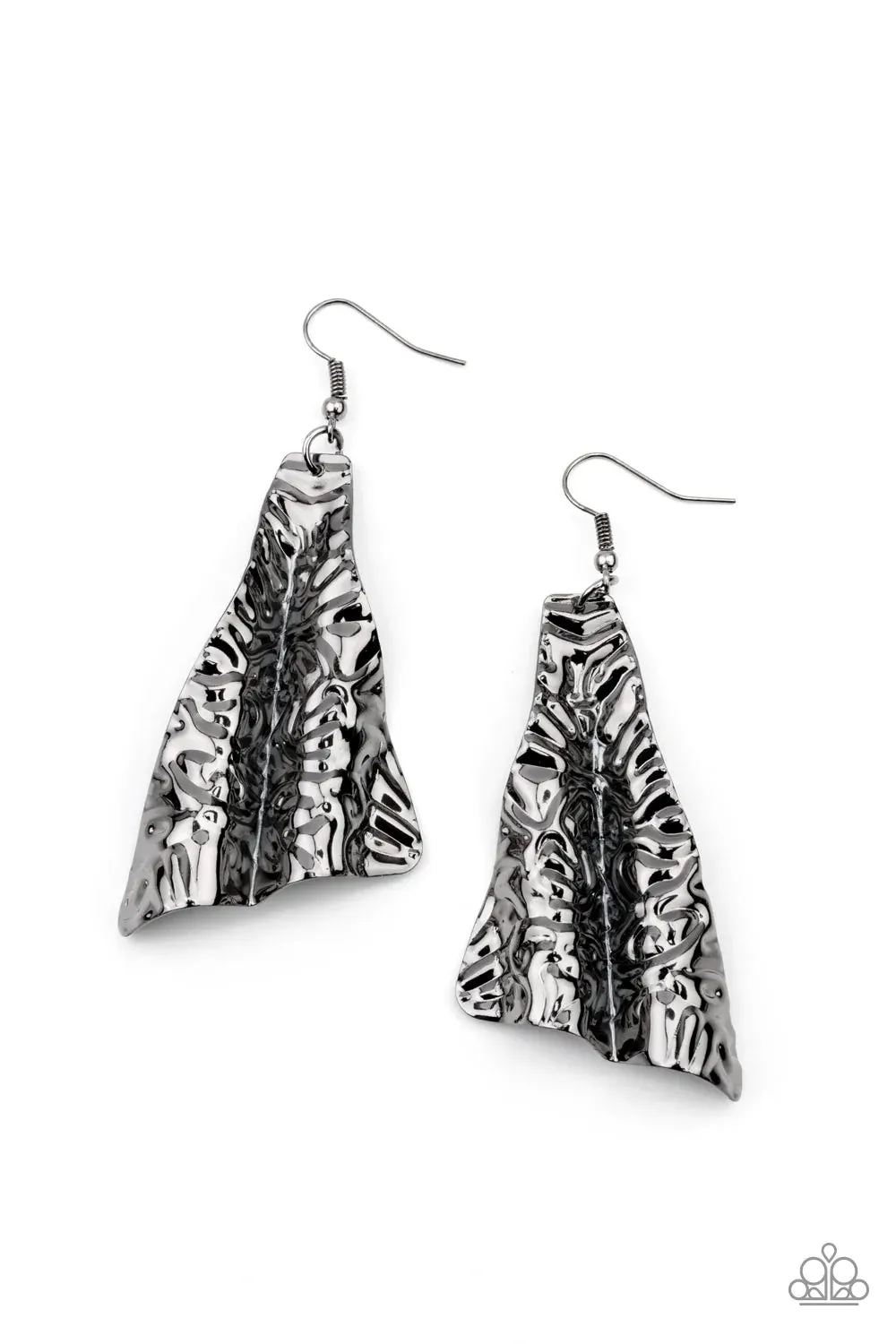 Paparazzi Earring ~ How FLARE You! - Black