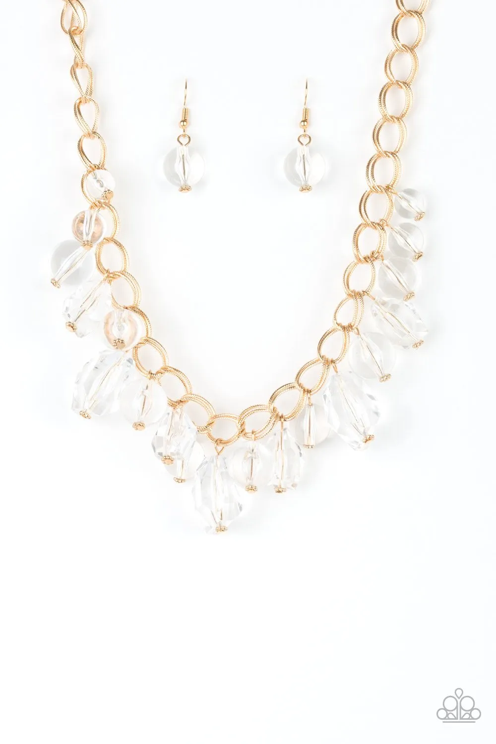 Paparazzi Necklace ~ Gorgeously Globetrotter - Gold