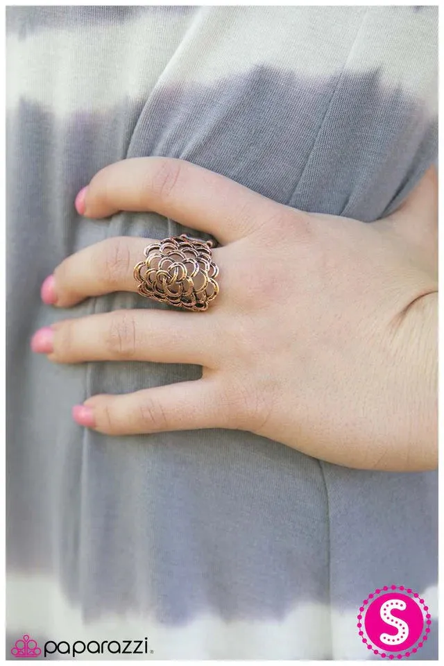 Paparazzi Ring ~ Think Happy Thoughts - Copper