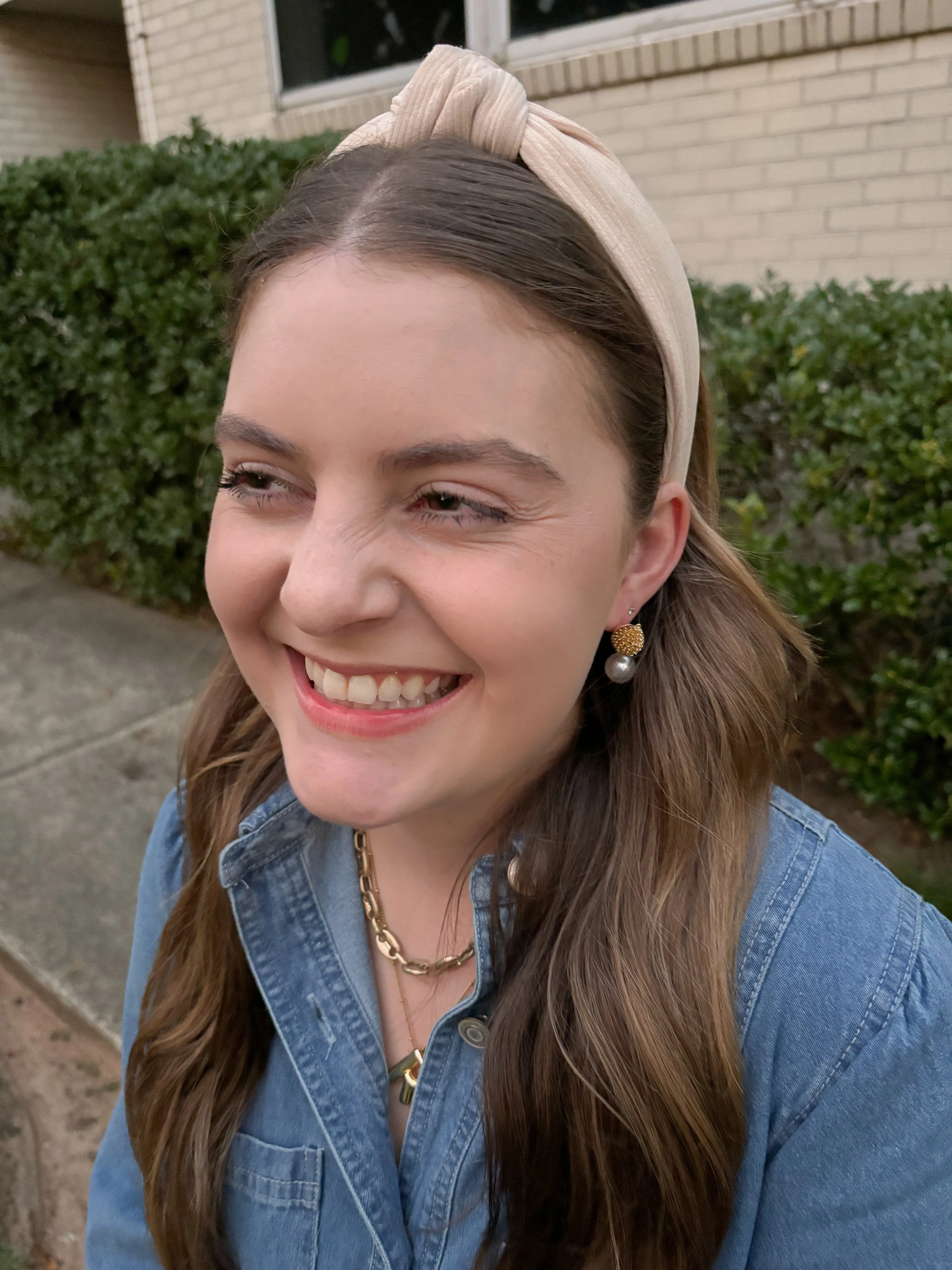 Pearly Golden Earrings