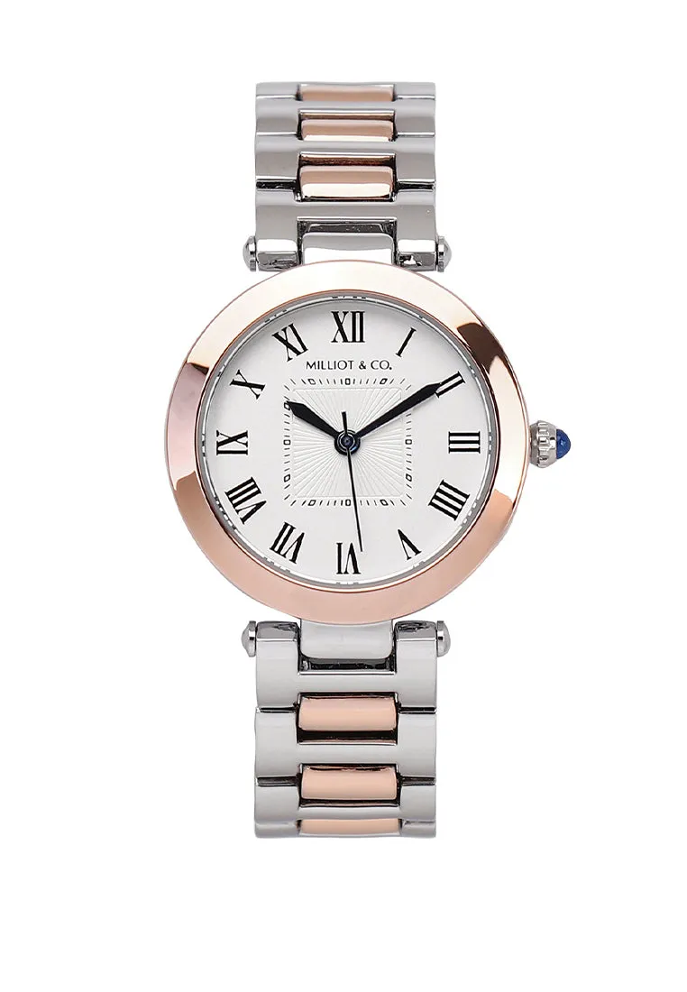 Skye Rose Gold Analog Watch (Salmon)