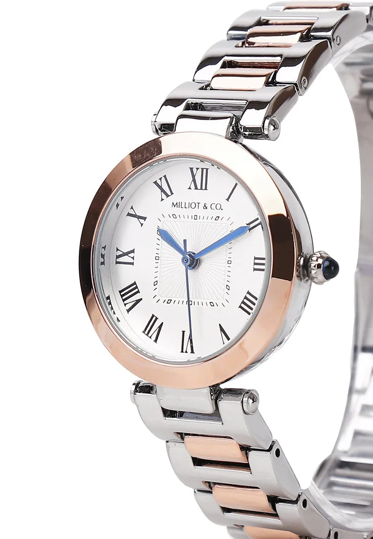 Skye Rose Gold Analog Watch (Salmon)
