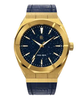 Star Dust I Gold Leather