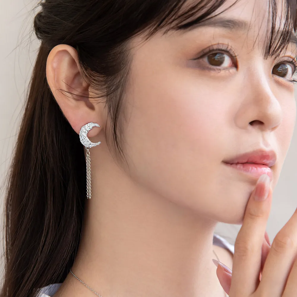 Textured Celestial Mismatched Earrings