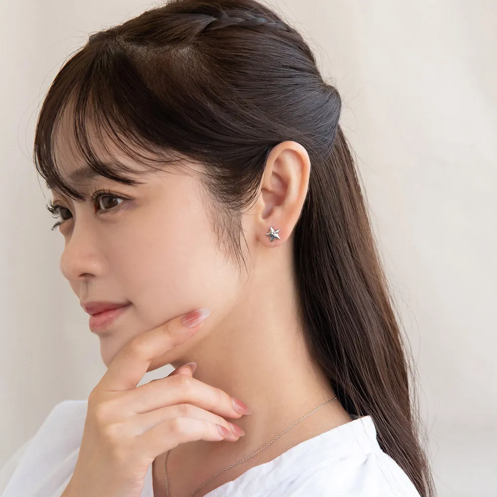 Textured Celestial Mismatched Earrings