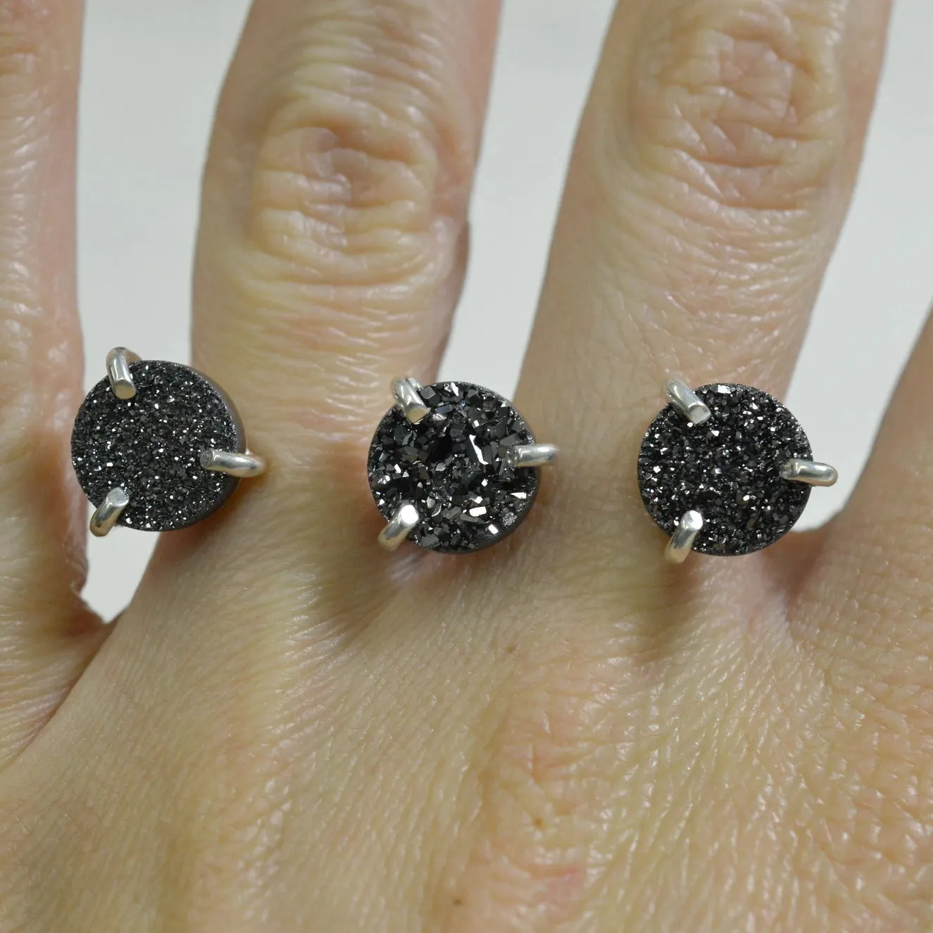 THREE FINGER DRUZY RING
