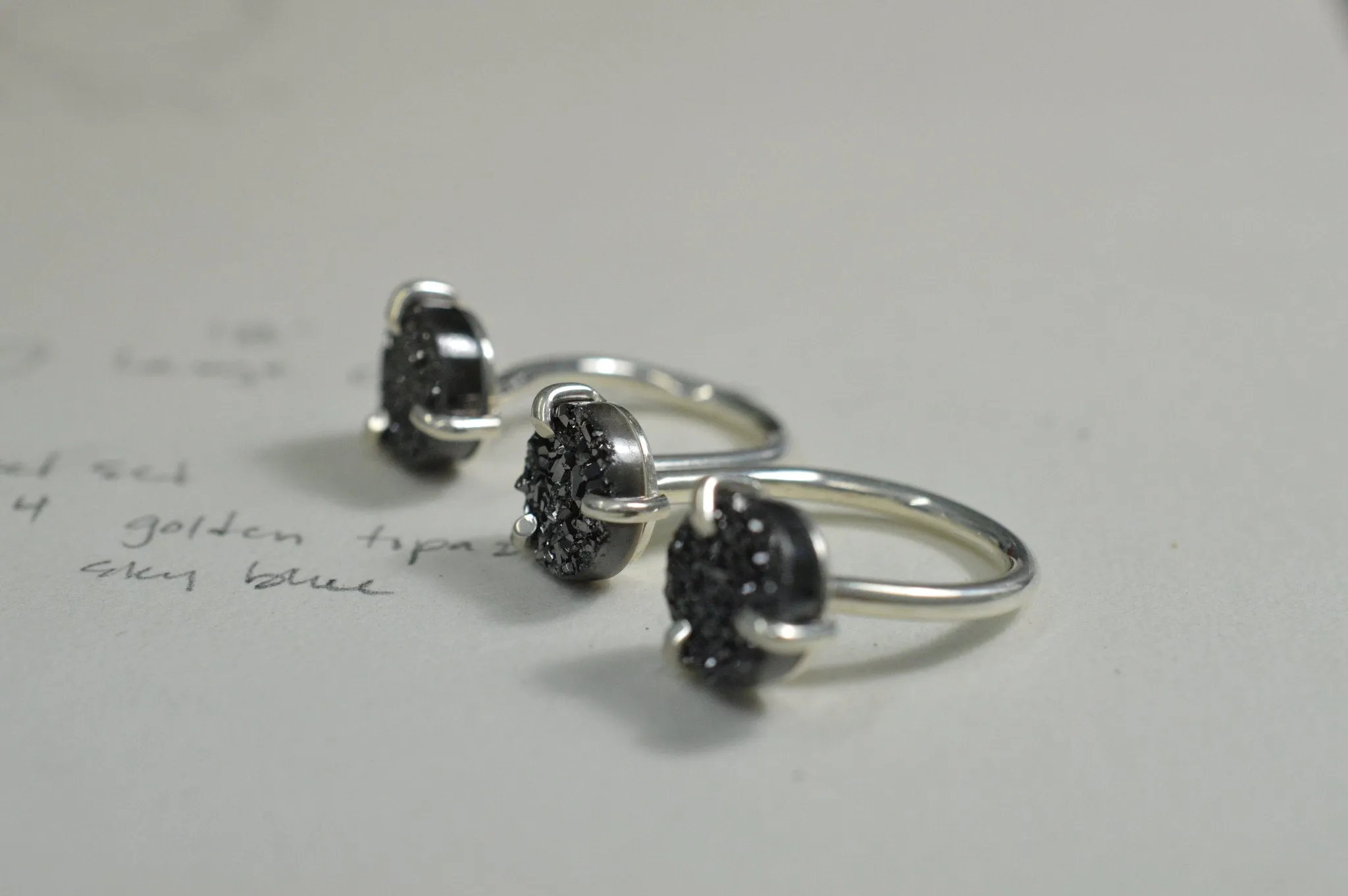 THREE FINGER DRUZY RING