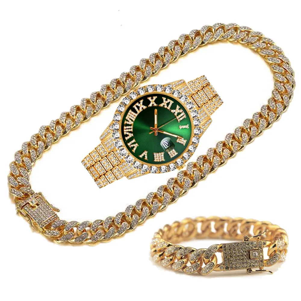 Unique Hip Hop Inspired Iced Out Men's Watches
