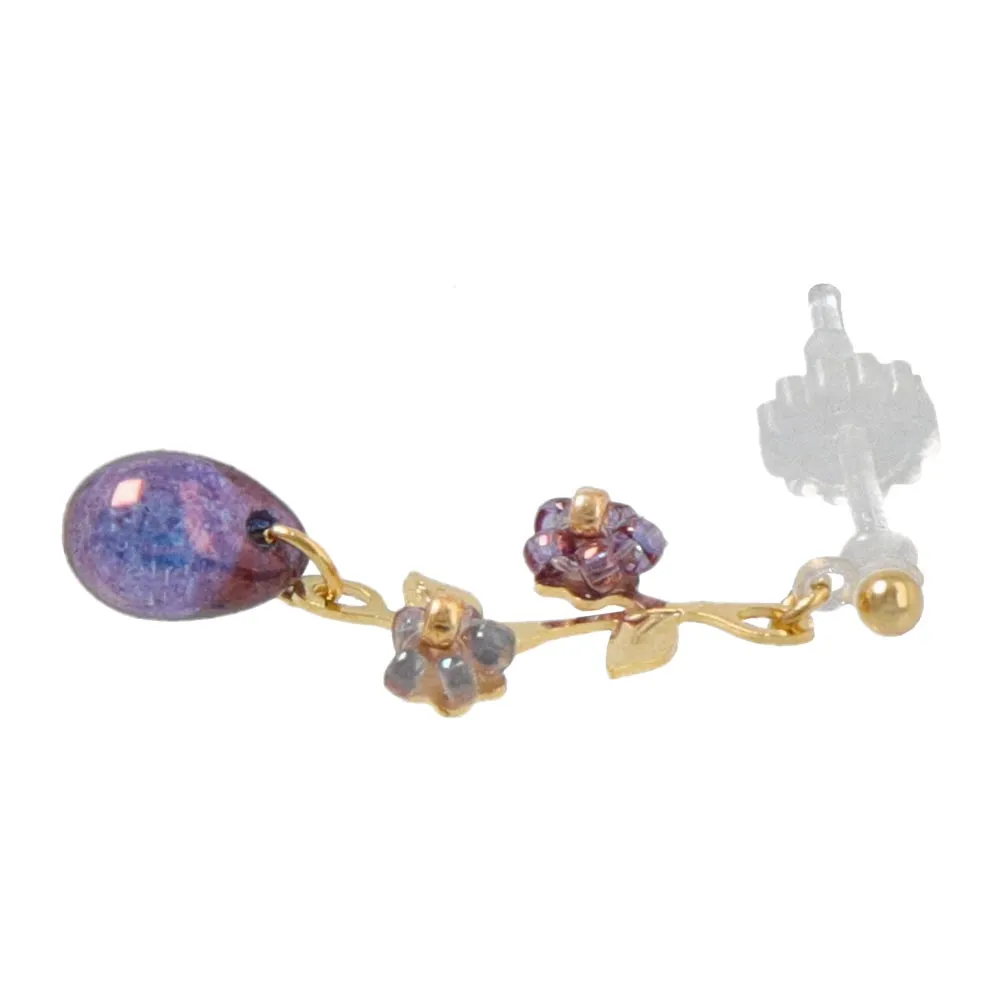 Vine Plastic Post Earrings