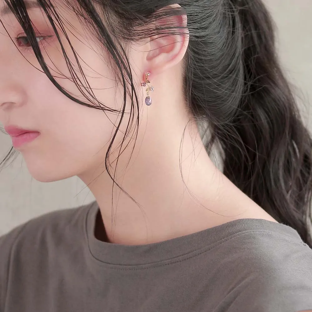 Vine Plastic Post Earrings